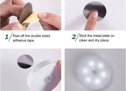 Rechargeable Motion Sensor LED Night Light with USB Charging