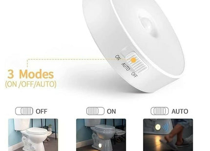 Rechargeable Motion Sensor LED Night Light with USB Charging