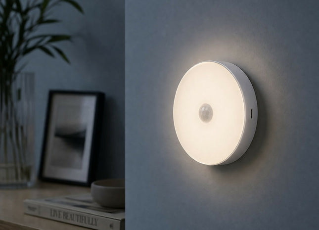 Rechargeable Motion Sensor LED Night Light with USB Charging