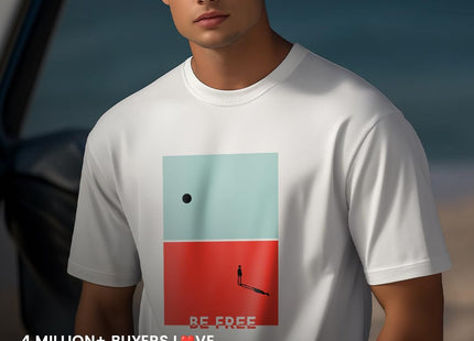 100% Cotton Tshirts for Men Combo Pack of 3 | Regular Fit | Printed | Round Neck Half Sleeve