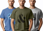 S / Marine / Olive Green / Grey Melange