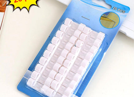 1761 Self Adhesive Cable Clips Wire Manage Holder Sticky Mount-round Plastic Cable Cord