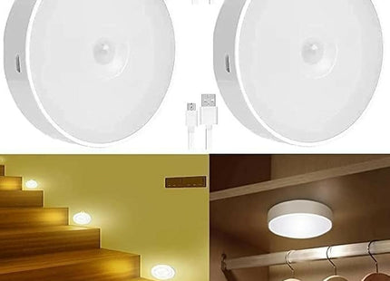 Rechargeable Motion Sensor LED Night Light with USB Charging